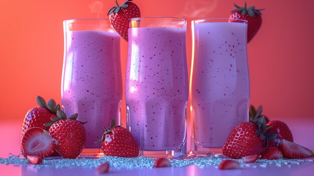 Milk Fruity Smoothie