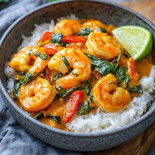 Prawn in Curry Sauce & Rice