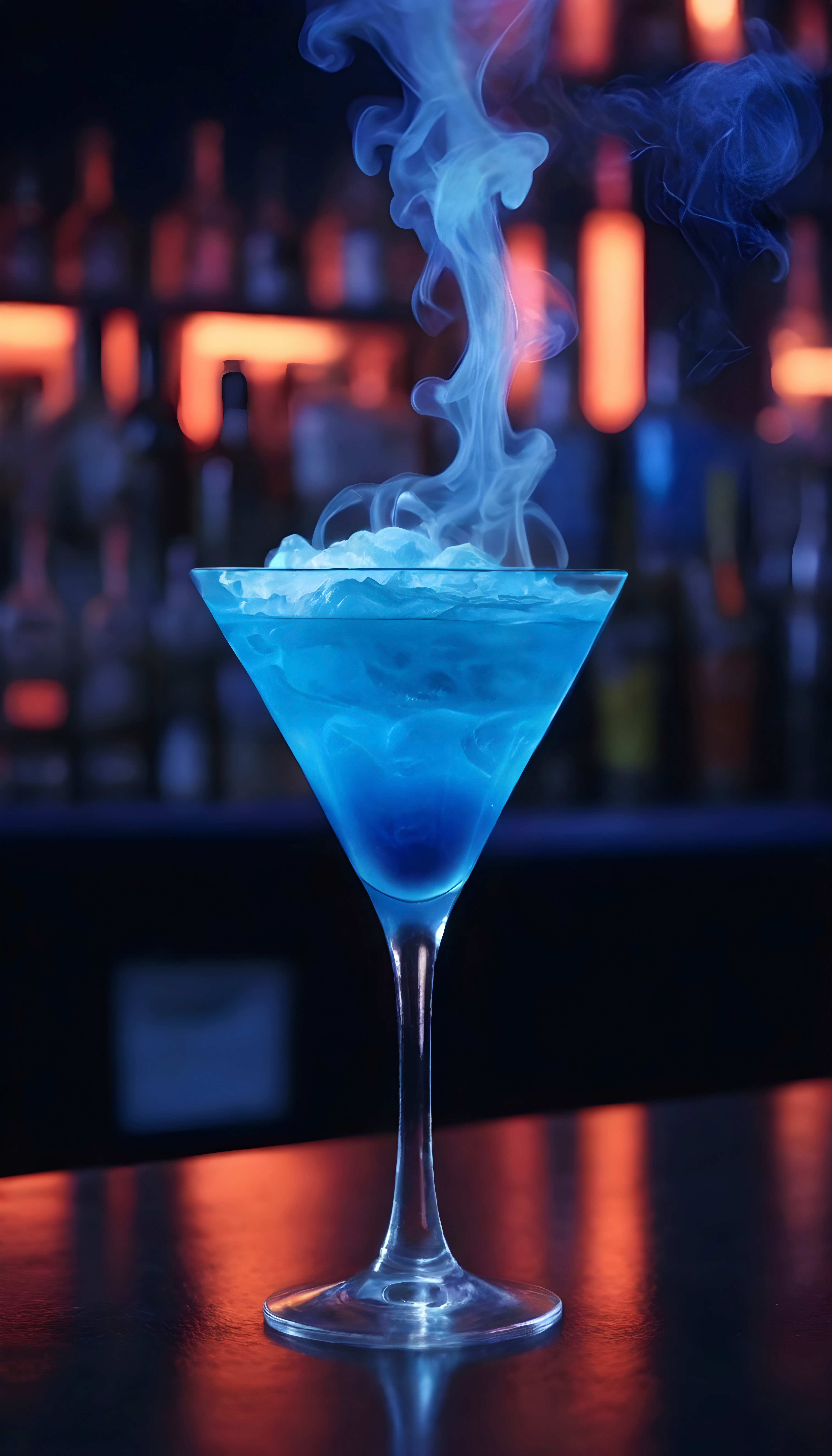 Smoky Lamp Cocktail
